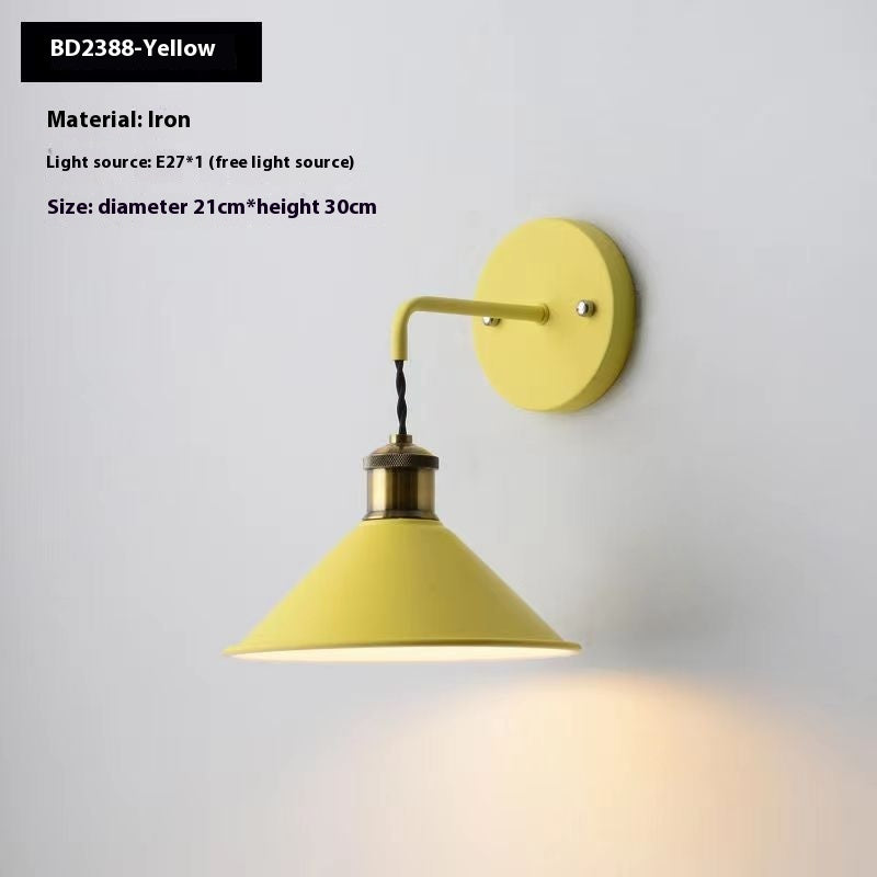 Color Macaron Lamps Corridor Aisle Simple