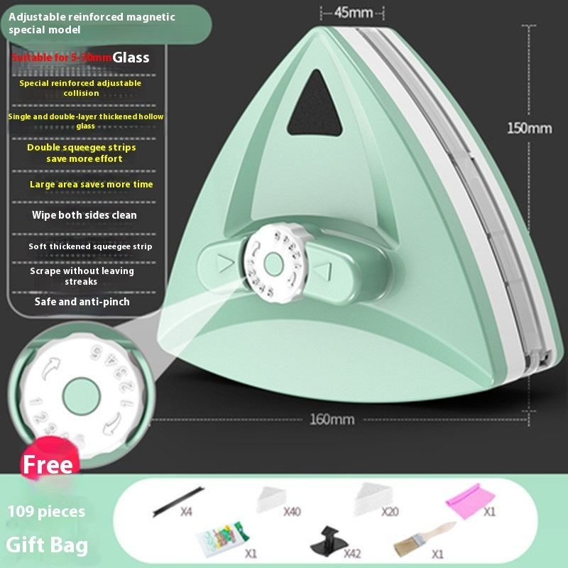Magnetic Glass Wiper  Cleaning tool, Scrubbing Brush
