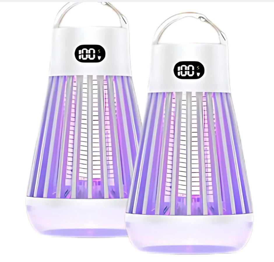 Digital Display Mosquito Killer Lamp Electric Shock Mosquito Trap Light Radiationless Insect Repellent Trap For Bedroom Outdoor Summer Gadgets