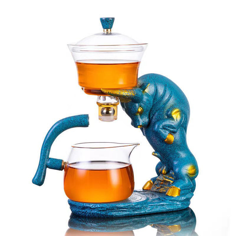 Automatic Glass Tea Set Home Living Room