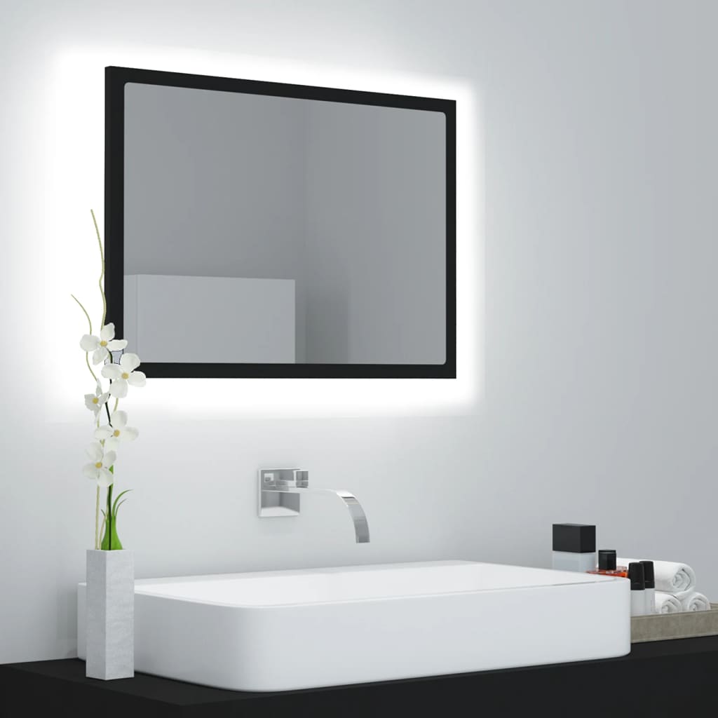 LED bathroom mirror 60x8, acrylic   LED bathroom mirror 60x8, acrylic