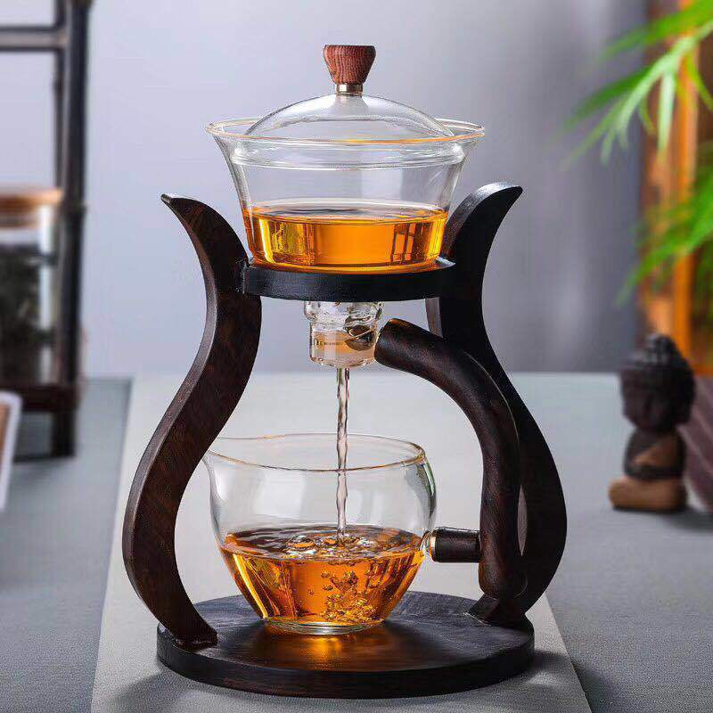Automatic Glass Tea Set Home Living Room