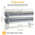Kitchen Roll Distributor, Paper Roll Holder, Plastic Film Foil Organizer