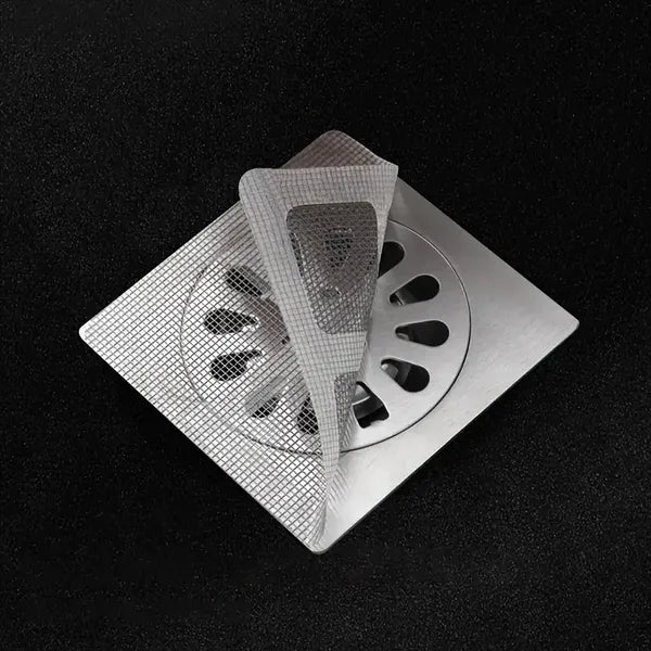 48pcs Disposable Shower Drain Hair Collectors, Bathroom Tub And Sink Drain Strainer Covers, Floor Strainer Stickers, Bathroom Accessories