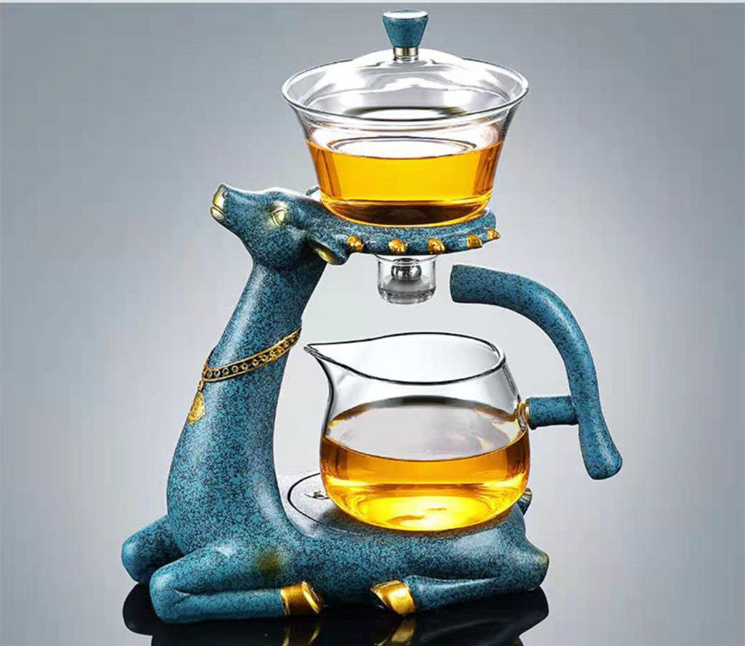 Automatic Glass Tea Set Home Living Room